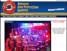 Tablet Screenshot of antoniafire.com